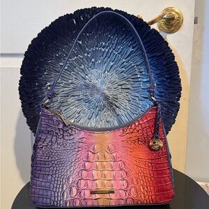 Brahmin Multicolor Croc-Embossed Women's Bag